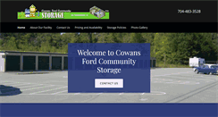 Desktop Screenshot of cowansfordstorage.com