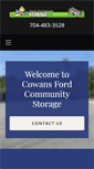 Mobile Screenshot of cowansfordstorage.com